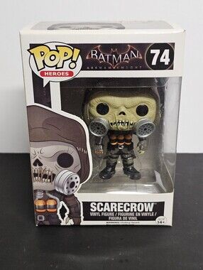 Funko Pop Batman Arkham Knight Scarecrow 74 Vaulted Figure New In Box